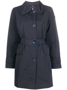 Peuterey однобортное пальто с поясом