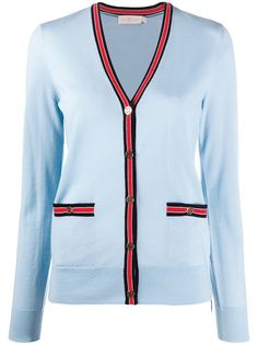 Tory Burch двухцветный кардиган