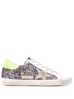 Golden Goose Superstar low-top glitter sneakers