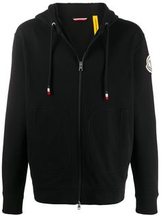 Moncler 1952 худи на молнии с нашивкой-логотипом