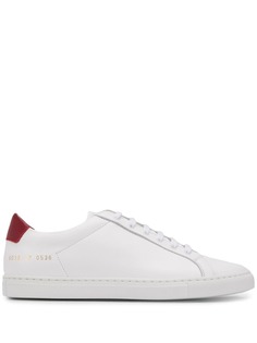 Common Projects кеды с контрастной вставкой