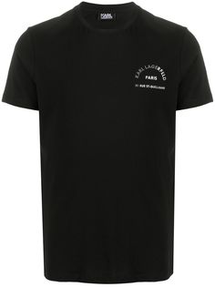 Karl Lagerfeld футболка с круглым вырезом и логотипом