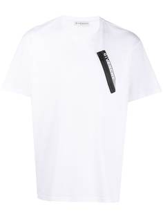 Givenchy футболка с карманом и логотипом