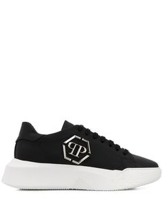 Philipp Plein кроссовки с металлическим логотипом