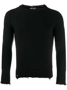 Saint Laurent джемпер с круглым вырезом