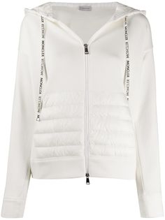 Moncler куртка на молнии с дутыми вставками