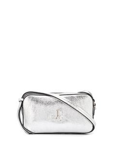 Jimmy Choo каркасная сумка с металлическим логотипом