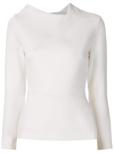 Gloria Coelho asymmetric neck blouse