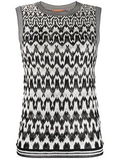 Missoni джемпер с геометричным узором