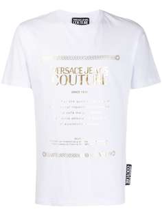 Versace Jeans Couture футболка с круглым вырезом и логотипом