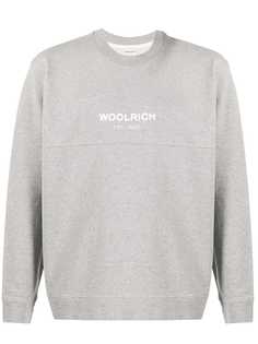 Woolrich толстовка свободного кроя с логотипом