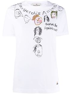 Vivienne Westwood футболка с принтом и короткими рукавами