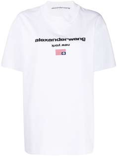 Alexander Wang футболка с логотипом