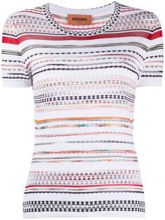 Missoni трикотажный топ в полоску