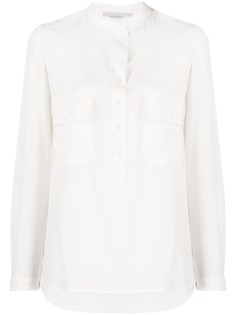 Stella McCartney блузка без воротника с карманом