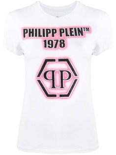 Philipp Plein декорированная футболка с короткими рукавами и логотипом