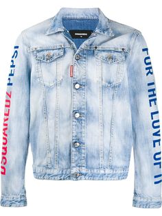 Dsquared2 джинсовая рубашка с логотипом