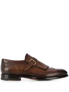 Santoni монки с перфорацией