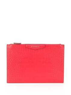 Givenchy клатч с тиснением под крокодила