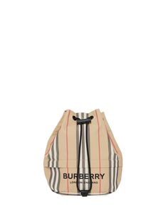 Burberry сумка кулиской и полосками Icon Stripe