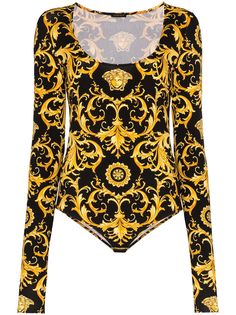 Versace боди с принтом