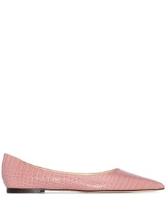 Jimmy Choo туфли-лодочки Love с тиснением под кожу крокодила