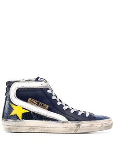 Golden Goose высокие кеды Slide