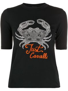 Just Cavalli футболка с принтом