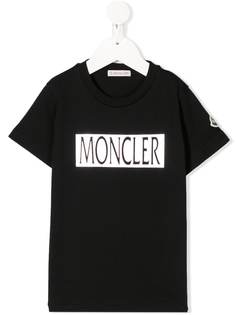Moncler Kids logo print relaxed fit T-shirt