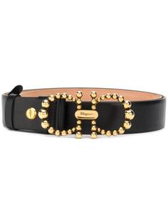 Salvatore Ferragamo ремень с пряжкой Double Gancini