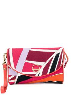 Emilio Pucci косметичка с абстрактным принтом