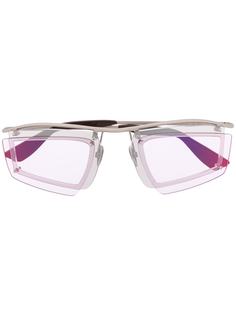 Acne Studios futuristic double lenses sunglasses