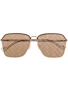 Fendi Eyewear солнцезащитные очки с логотипом