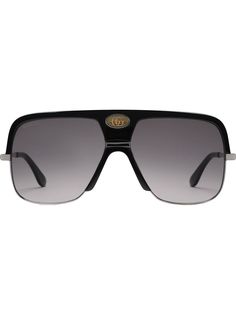 Gucci Eyewear солнцезащитные очки Navigator с логотипом