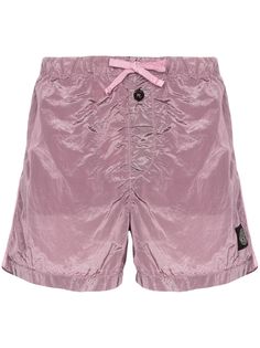 Stone Island плавки-шорты с нашивкой-логотипом