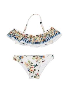 Monnalisa rose print bikini