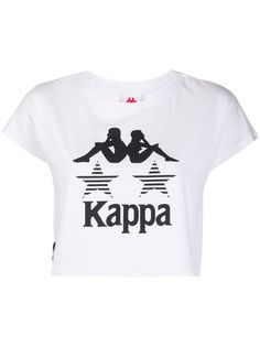 Kappa укороченный топ с логотипом