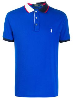 Polo Ralph Lauren рубашка-поло с контрастным воротником