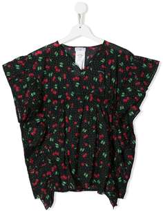 Monnalisa TEEN cherry print kaftan top