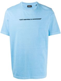 Diesel футболка T-Just-Neon с надписью