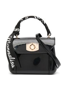 Monnalisa glitter top-handle bag