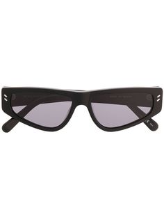 Stella McCartney Eyewear солнцезащитные очки в узкой оправе кошачий глаз