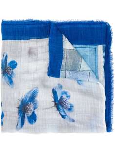 Faliero Sarti шарф Blue for You с цветочным принтом