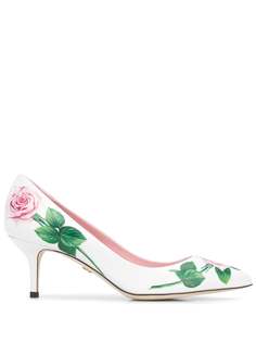 Dolce & Gabbana туфли-лодочки с цветочным принтом