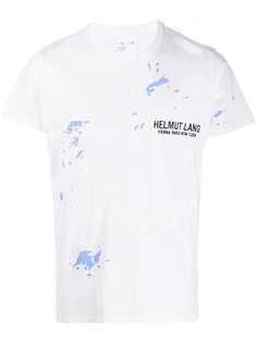 Helmut Lang футболка с абстрактным принтом