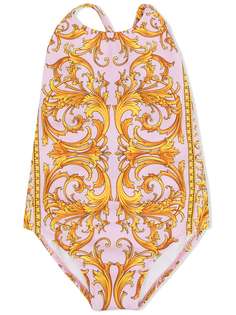 Young Versace baroque print swimsuit