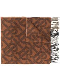 Burberry шарф с монограммой