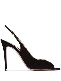 Gianvito Rossi туфли с открытым носком и ремешком на пятке