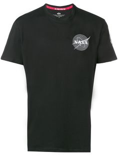 Alpha Industries футболка с нашивкой NASA