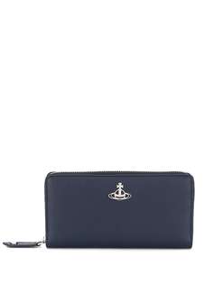 Vivienne Westwood leather zip-up purse